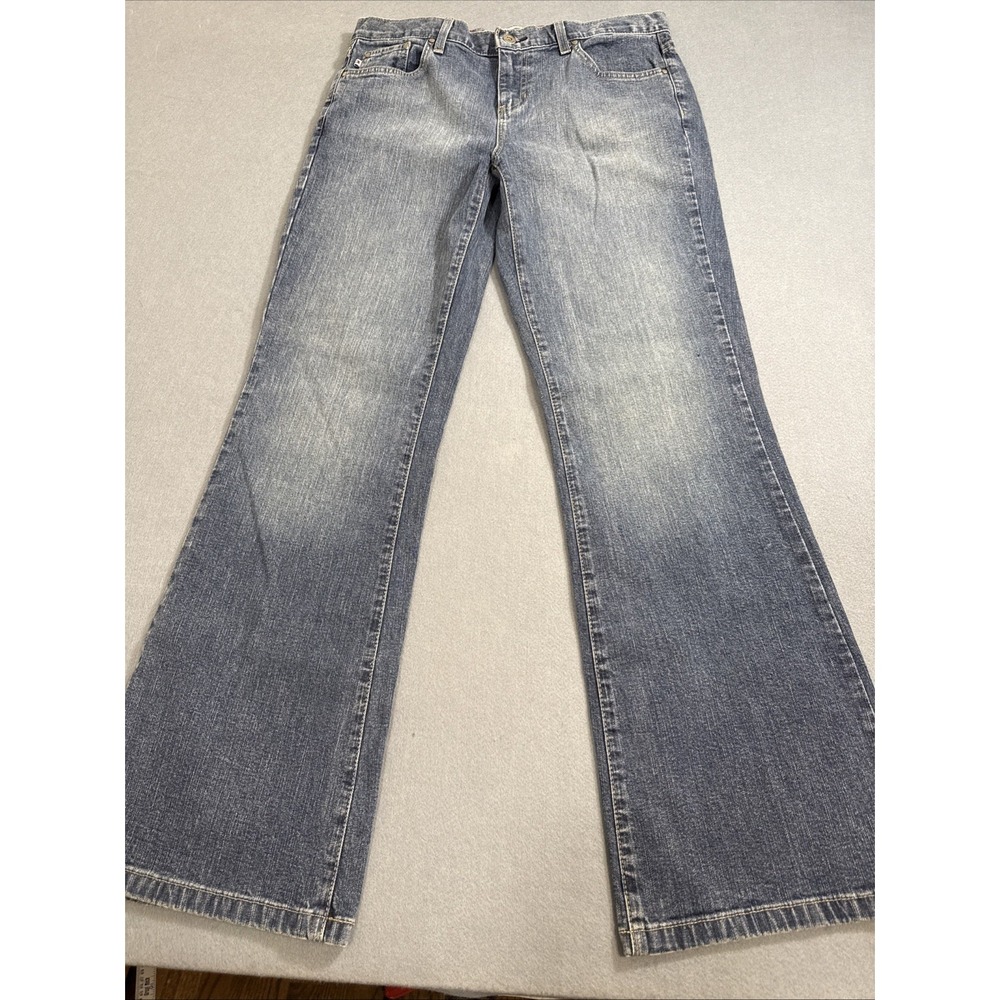 JEANS BOOT FLARE Tommy Hilfiger Womens 10L Blue Low RiseStretch Y2K Denim